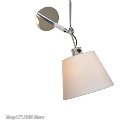 Modern Cloth art Wall Lamps Nordic Living Room Led wall light Bedroom Bedside Iron Folded Luminaire Home Decor Lighting Fixtures