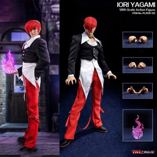 TBL PL2019-133 1/6 Iori Yagami Figure Model 12'' Male Soldier Action Doll Full Set Toys for Collection