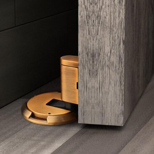 Windproof Machinery Door Stop Heavy Duty Stopper for Door Hidden Hole Installation,Removable and Adjustable Door Stop Hardware