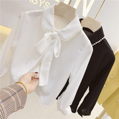 Vinieer White Blouses For Girls