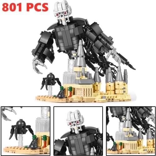 Magic Movie Figures Dementored Building Blocks 801PCS DIY Action Model Set Bricks Toys Collection Decor Halloween Gifts for kids