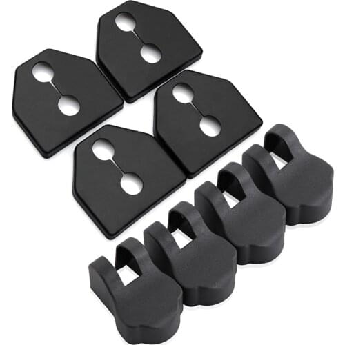 8pcs Auto Door Checks Cover And Door Lock Protecting Cover,Water Proof Protector For Subaru xv, Forester, Outback
