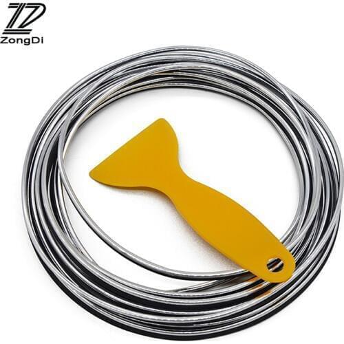 ZD 5M Interior Sticker Decoration Strip Car Styling For Lada Citroen C4 C5 Ford kuga Audi A4 B8 A3 A6 C6 Q5 Peugeot 207 307 206