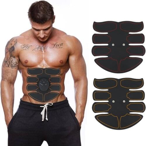 EMS Abdominal Muscle Stimulator ABS Stimulator Home Gym Fitness Muscle Exerciser Weight Loss Body Slimming Fitness Equipment