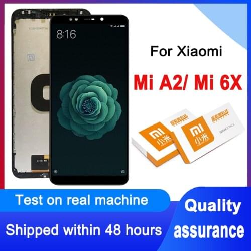 100% Tested 5.99'' Display Replacement For Xiaomi Mi A2 MiA2 LCD Display Touch Screen Digitizer Assembly For Mi 6X LCD Panel