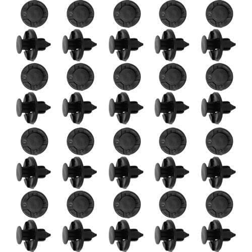 20pcs 8mm Hole Rivet Fastener Mud Flaps Bumper Fender Clips For Nissan Nylon