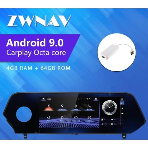 Audio Radio Stereo Autoradio GPS Head unit DVD BT Screen For Lexus UX 200 UX 250h 2019 Car Multimedia Player Android 9 4+64 GB