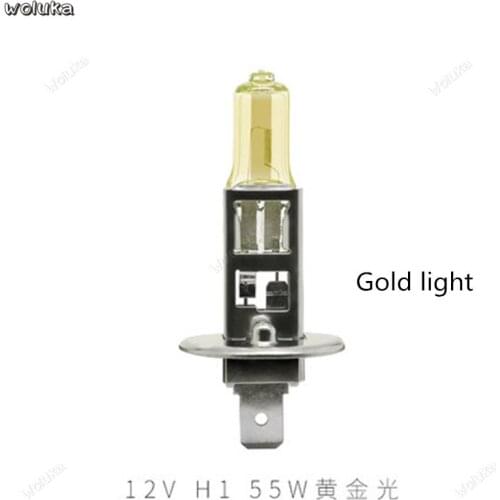 12V 24V car headlights near light bulb 4500K H1H4H7 gold light front fog lights CD50 Q04