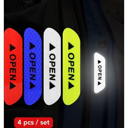 Car Reflective Strip Anti-Collision Warning Tape for opel astra j peugeot 307 bmw e46 kia cerato nissan teana seat ibiza