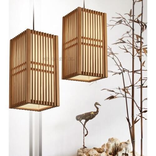 Wooden contracted tatami corridors aisle buffet restaurant zen small hanging lamp act the role ofing southeast Asia