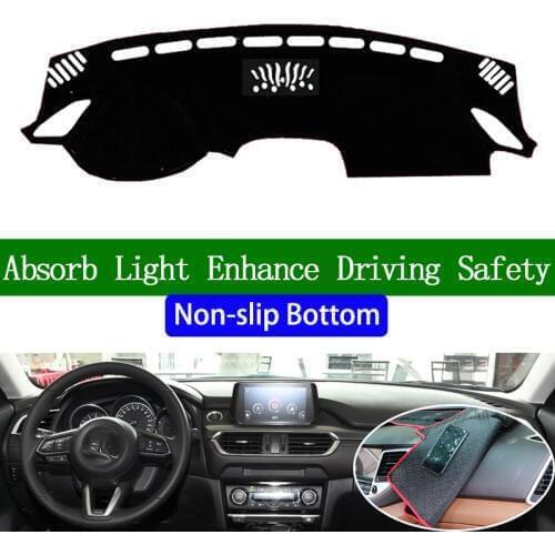 For mazda atenza 2017 2018 2019 Non-slip Bottom Dashboard Cover Car Decals Car Stickers Interior Car Accessories
