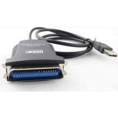 Data cable USB to Printer USB to parallel print line 1284 vintage printer 36-pin transfer cable data cable