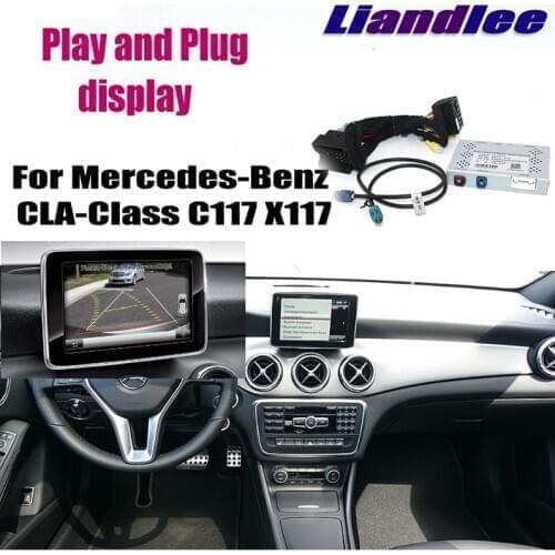 Liandlee Parking Camera Interface Reverse Back Up Camera Kits For Mercedes Benz CLA MB C117 X117 NTG Display Upgrade