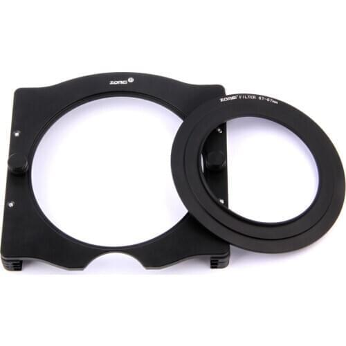 Zomei Aluminum Square Filter Holder & Adapter Ring 67/72/77/82/86mm for ZOMEI Lee Cokin Z 100mm Filter