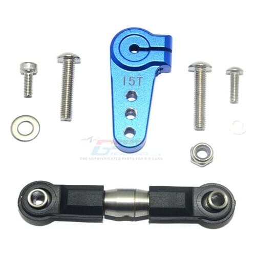 LOSI 1:6 SUPER BAJA REY metal straight arm porous bit servo code + stainless steel positive and negative tooth rod SB16015