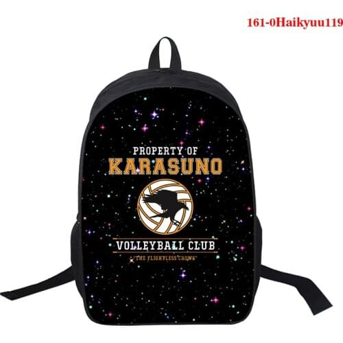 New Haikyuu Backpack Multifunction USB Charging 3d Print Haikyuu Travel Anime Student Backpack for Teenage Boys Girls School Bag