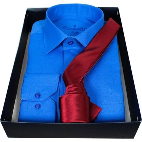 Mens shirt blue Shirt men shirt long sleeve shirts for men fathers day red tie set men tuxedo shirt man shirts casual regular
