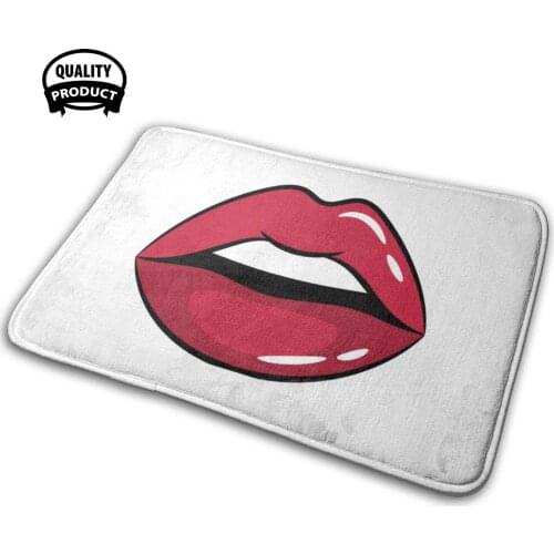Lips Gillian 3D Soft Non-Slip Mat Rug Carpet Cushion Gillian Lips Anderson Sexy Carity Charity