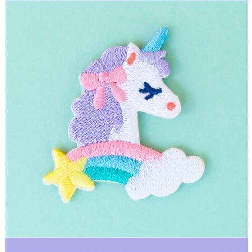 Bentoy Milkjoy Unicorn Corgi Embroidery Stickers For Laptop Bag Luggage Clothes Cute Post Sticker Lovely Girls DIY Stickers 3332