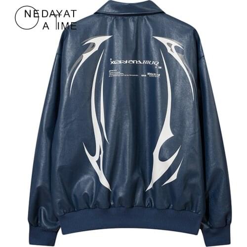 Мужские куртки из искусственной кожи NEDAYATAIME China At AliExpress