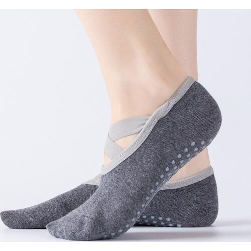 DUVEIL 5Pairs/Lot Yoga Dance Socks New Ballet Cross Border Yoga Socks Professional Anti Slip Sports Fitness Boat Socks for Women