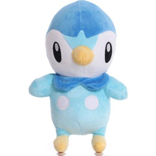 22cm TAKARA TOMY Pokemon Piplup Plush Toys Doll Piplup Soft Stuffed Animals Dolls for Kids Children Birthday Gifts