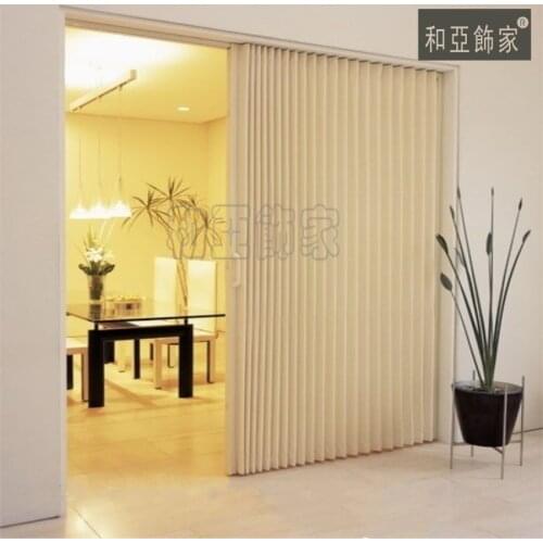 1 square meter Japan PVC according door foldable sliding door room separation fire proof indoor use customized size