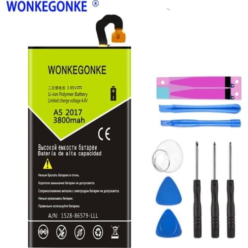 Аккумуляторы для телефонов Samsung Galaxy A5 2017 WONKEGONKE China At AliExpress