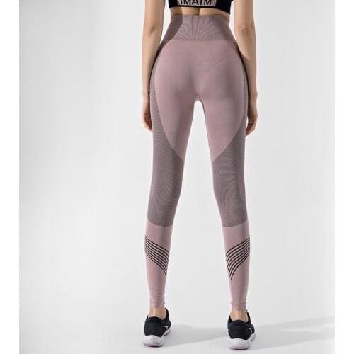 SALSPOR Seamless Leggings Sport Women Fitness Fashion Ankle Length Legging Jogging Gym Clothing Casual Net Yarn Leggings