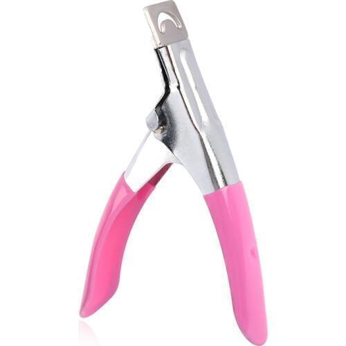 1 pc Nail Art Edge Cutter UV Acrylic False Nail Clipper stainless manicure scissors trimmer tools file