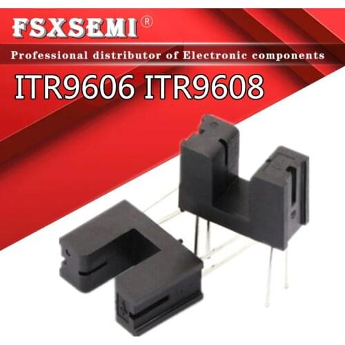 10pcs New ITR9606 ITR-9606 ITR9608 Optocoupler Photoelectric Switch sensor DIP-4