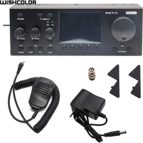 2020 Built-in-Battery RS-928 RTC 10W 1-30MHz HF QRP Transceiver SDR Transceiver AM CW/LSB/USB/AM/FM