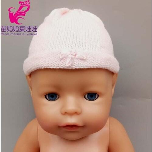 40cm Baby Doll Bib Hat Underwear 43cm Doll Feeding Accessories