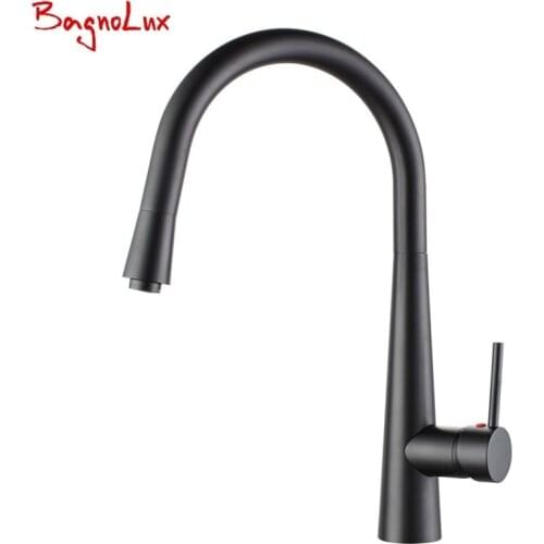 BAIDAIMODENG Black Kitchen Faucets