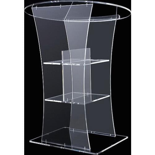 Free Shipping High Quality Clean Acrylic Podium Pulpit Lectern acrylic pulpit