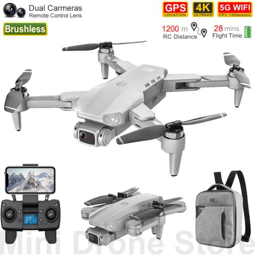 L900pro White GPS Quadcopter With Camera 4K Professional Brushless Motor Drone Aerial Photography 5G Remote Control Helicopter