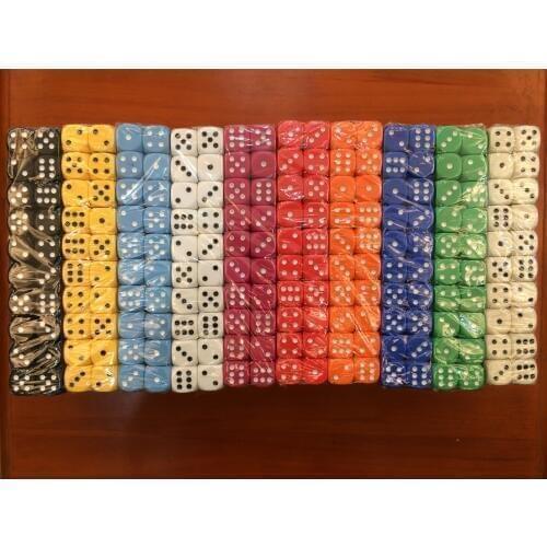 Multicolour 18# dice 18mm dice multicolour dice boulimia rejection of child children toys