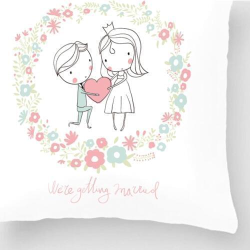 We Are Getting Married Decorative Wedding Throw Pillow Case Home Decor Cushion Cover Pillowcase By Lvsure Wedding Gift