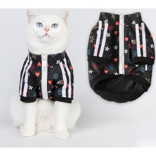 Pet clothes autumn and winter dog clothes coat method Schnauzer fashion brand cat dog autumn and winter coat