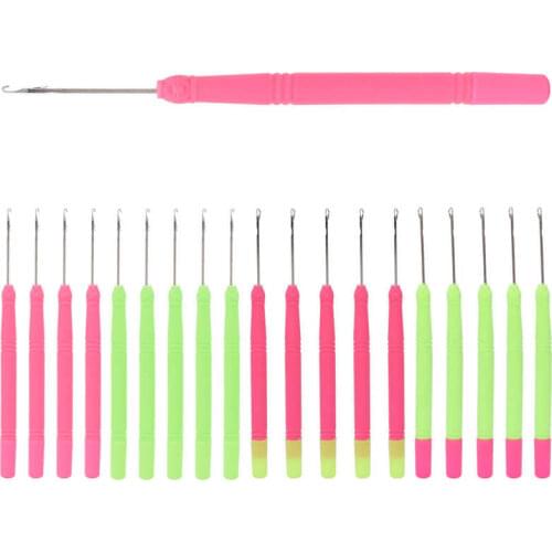 Plastic Hair Extension Crochet Hook Crochet Hair Tools Pulling Hook Needle for Braiding Hair Hair Styling Tools