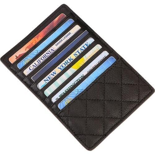 Factory direct sales of new fashion card package ultra-thin large-capacity business card holder card credit card holder