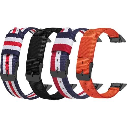 12MM Nylon Replacement Wristband for Samsung Galaxy fit SM-R370 Sports Watch Wrist Band Strap Smart Bracelet Accessories