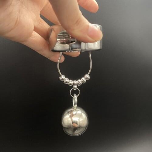 Penis Exerciser Metal Male Penis Ring Delay Ejaculation Chastity Device Bondage Restraint Man Sex Toys CockRing Clamp Cock Rings