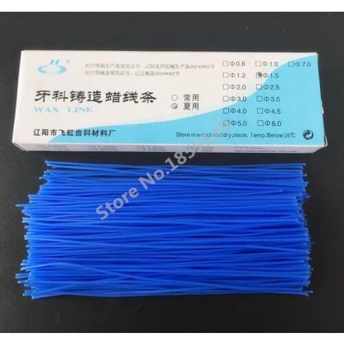 Dental Lab Wax Line Sprue Wax Lines Dental Laboratory 1box
