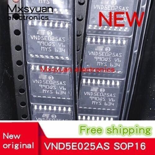 10pcs~50pcs/LOT VND5E025AS VND5E025ASTR-E VND5E025ASTR SOP16 New original
