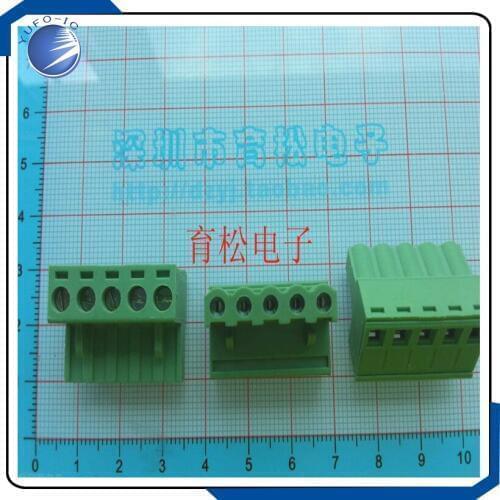 10PCS/LOT Just plug 2EDGK 5.08 5P plug type connector terminal 300V10A 10