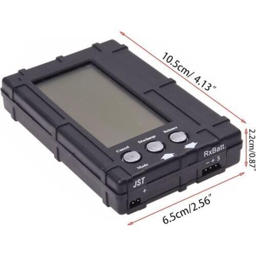 3 in 1 RC 2s-6s LCD Li-Po Battery Balancer Voltage Meter Tester and Discharger