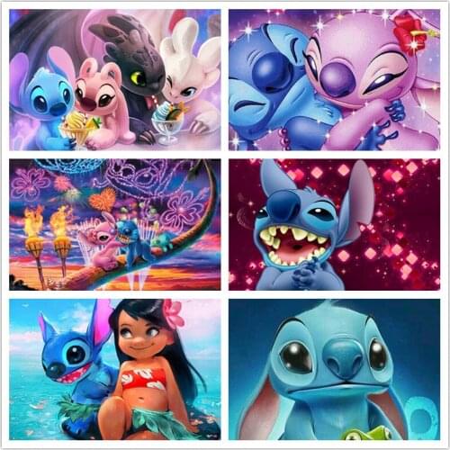 5d Diamond Painting Stitch Disney Cartoon Creative Diamond Embroidery Cross Stitch Rhinestone Full Mosaic Home Decoration