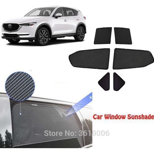 6pcs High-end custom For Mazda CX-5 2017-18 card type magnetic car curtain sun shade car window shade car styling