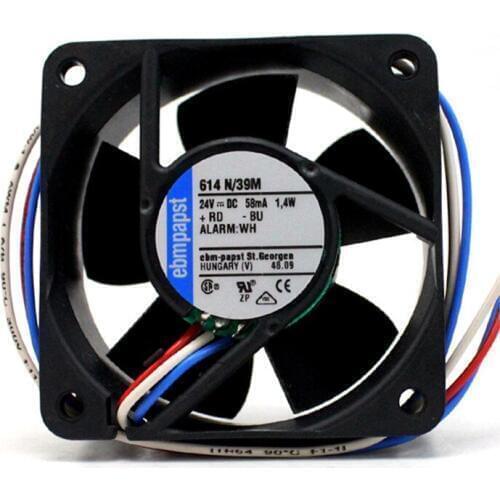 614N/39M 24V 6025 0.058a 6CM cooling fan 6months Warranty